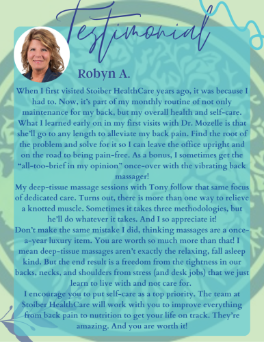 Robyn A Testimonial